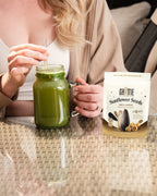 Lifestyle photo featuring Ghuttie Maca Sunflower Seeds as a wholesome snack