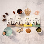 Hero shot of the Ghuttie Variety Pack featuring all flavor varieties